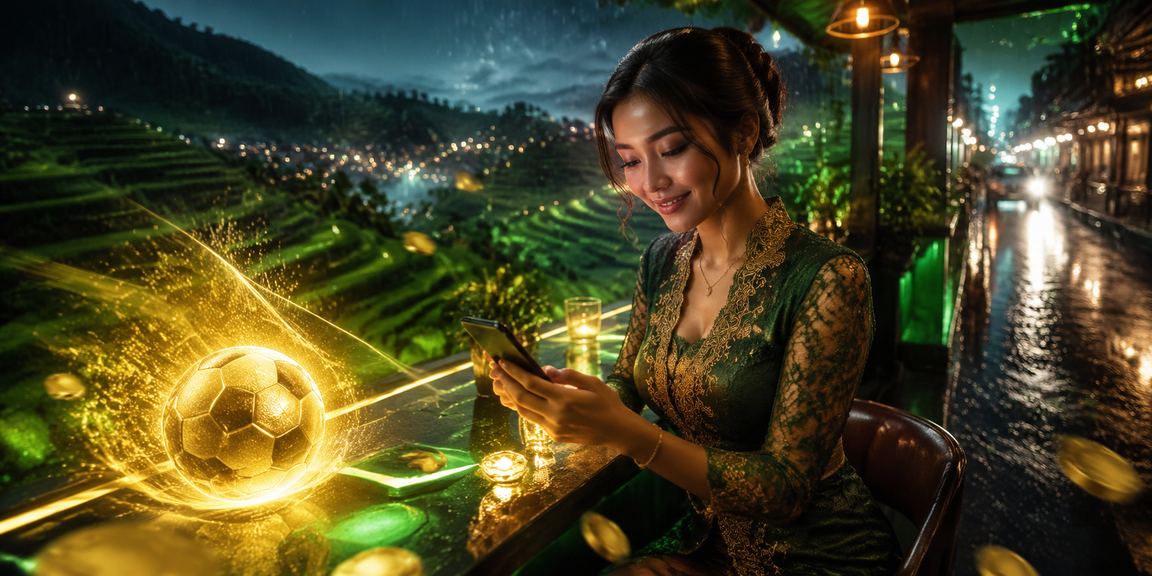 Model Vietnam menggunakan ponsel untuk mengakses casino mobile dengan nyaman